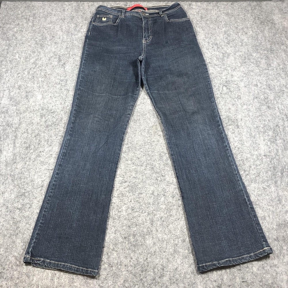 Gloria Vanderbilt Amanda Jeans‎ Womens 8 Medium Wash High Rise Straight Stretch